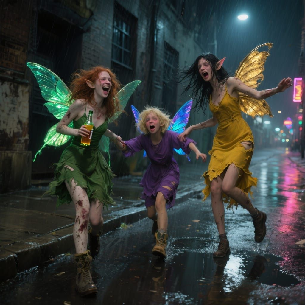 Girls night out took a turn for the worse!