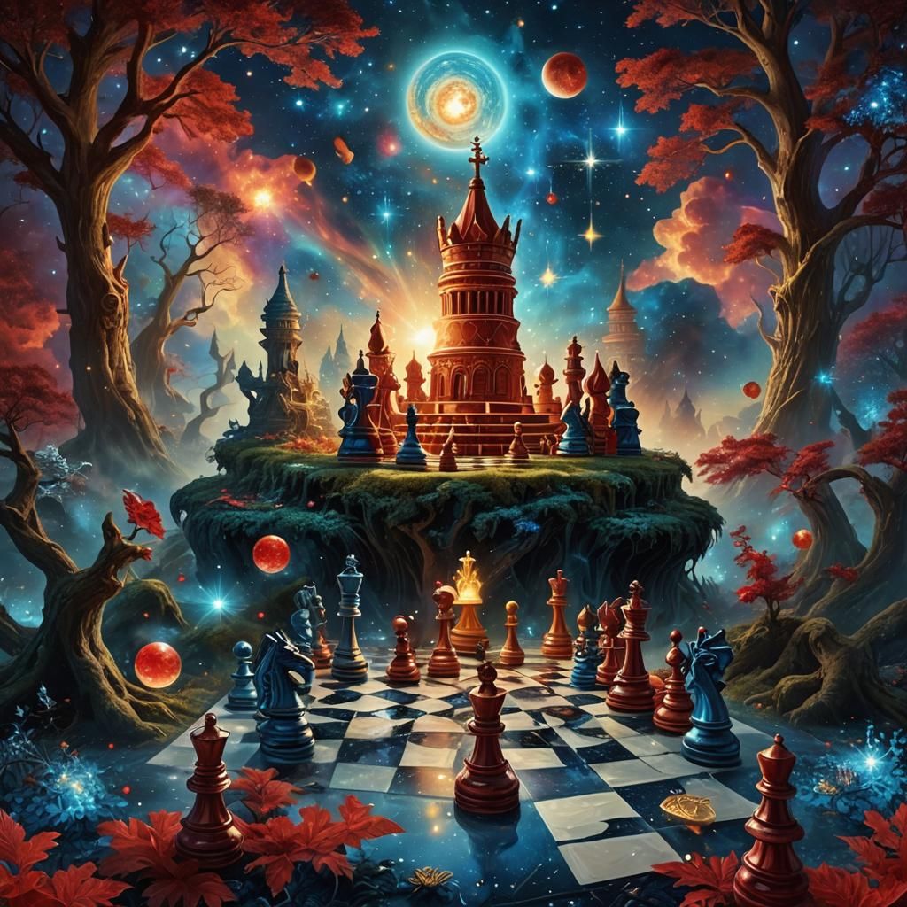 You vs You: Cosmic Chess in a Mystical Realm