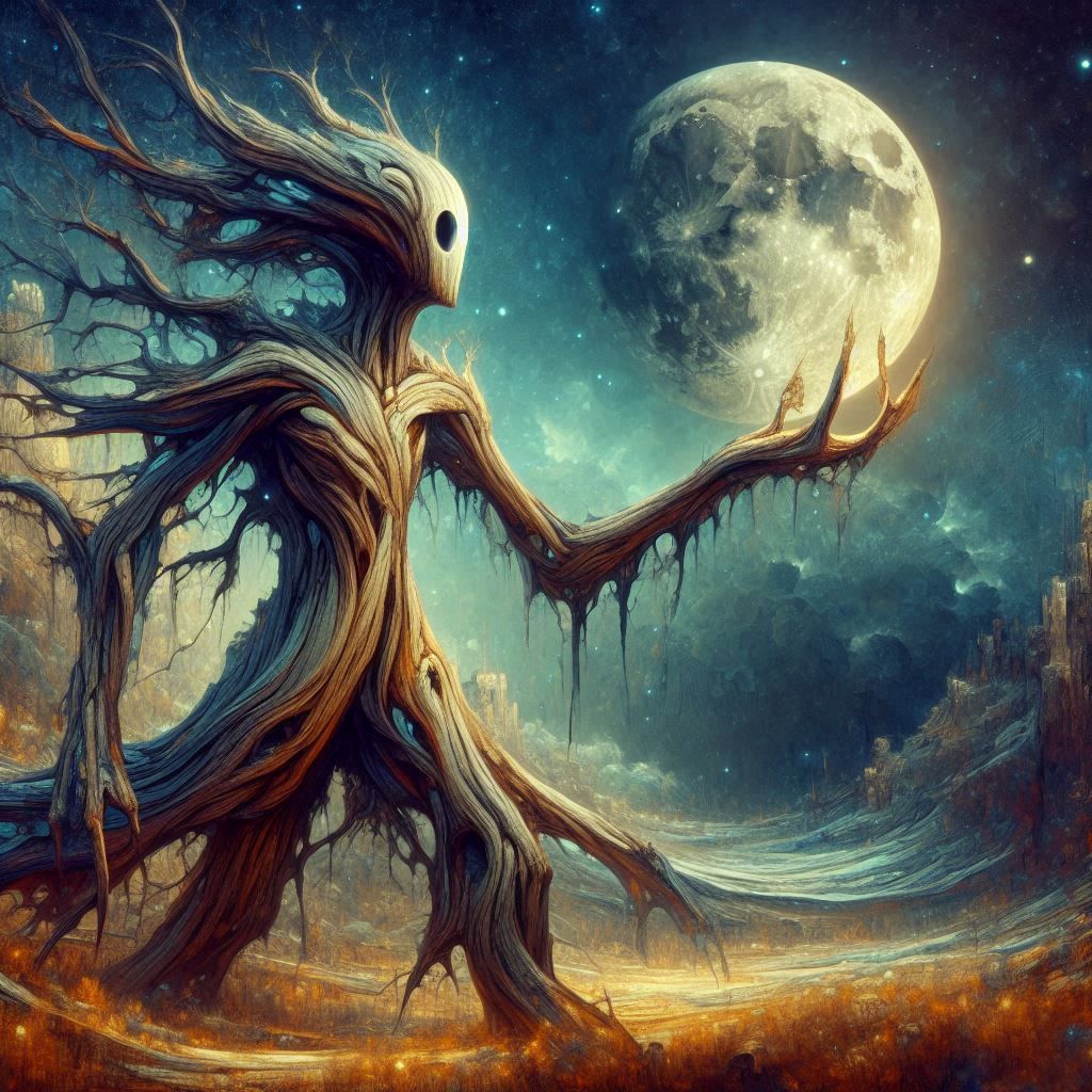 I hold out my hand and capture the moon