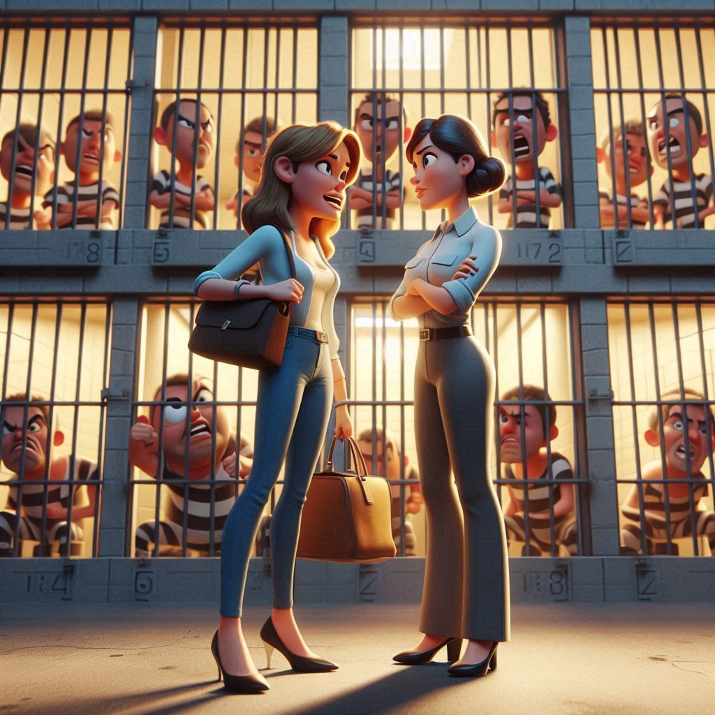 They're woman-haters. They're all in cells ....