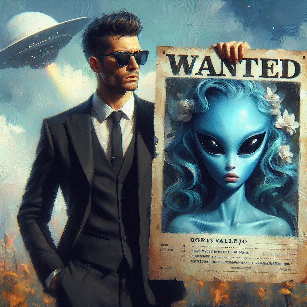 Men In Black Wanted poster.