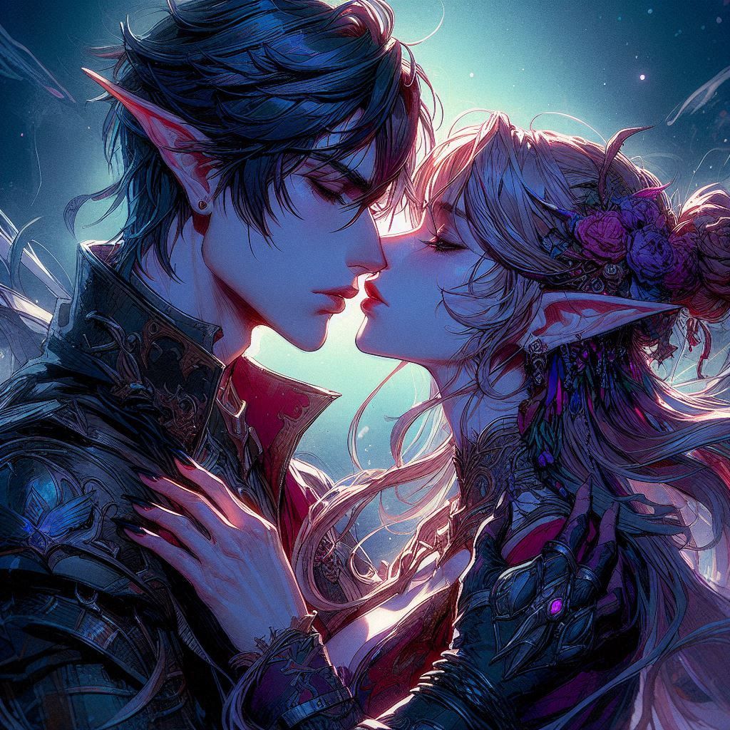 Elves Kissing