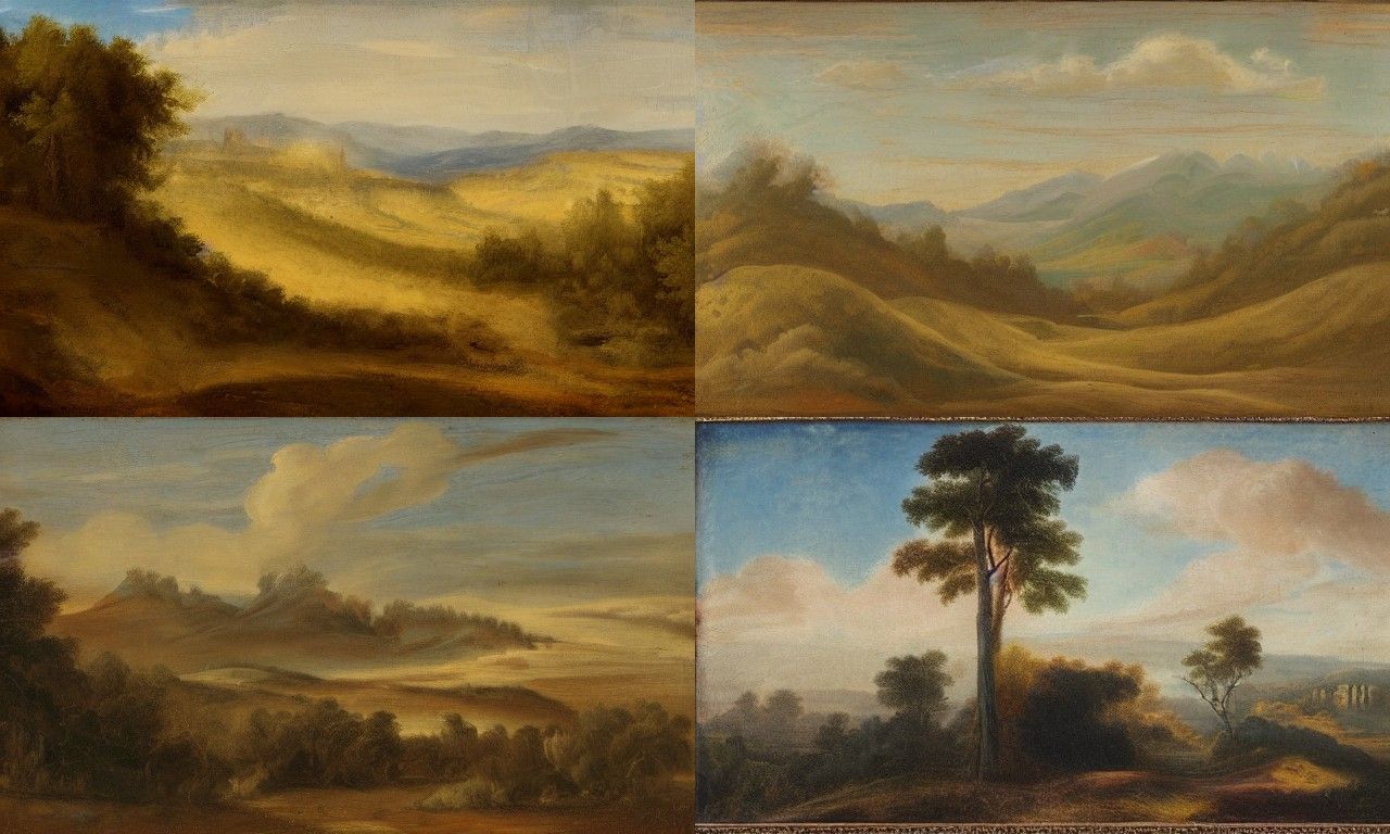 Landscape in the style of Unilalianism