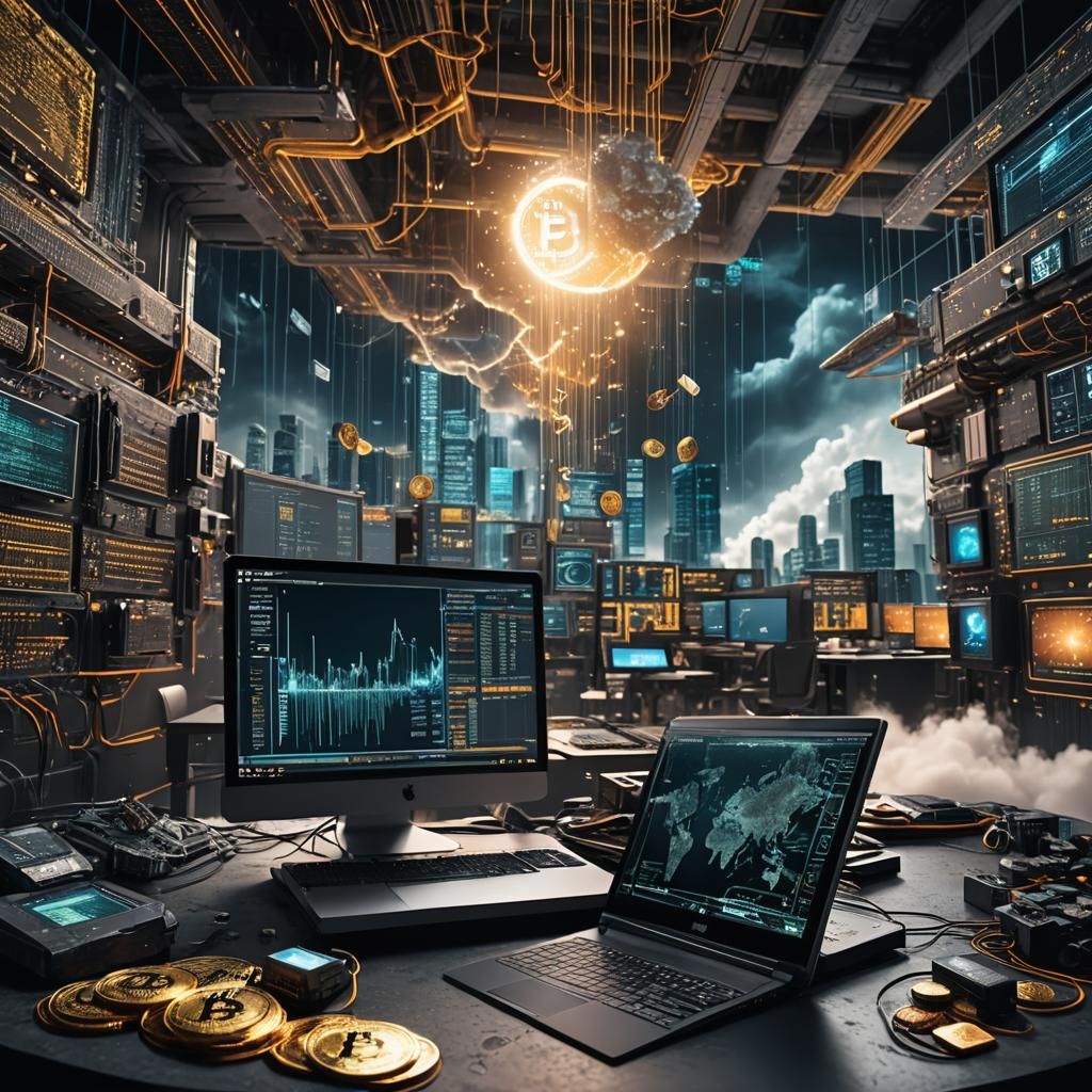 Un'immagine divisa in due metà: a sinistra, strumenti e oggetti rappresentativi del lavoro nell'intelligenza artificiale, come laptop e codi...