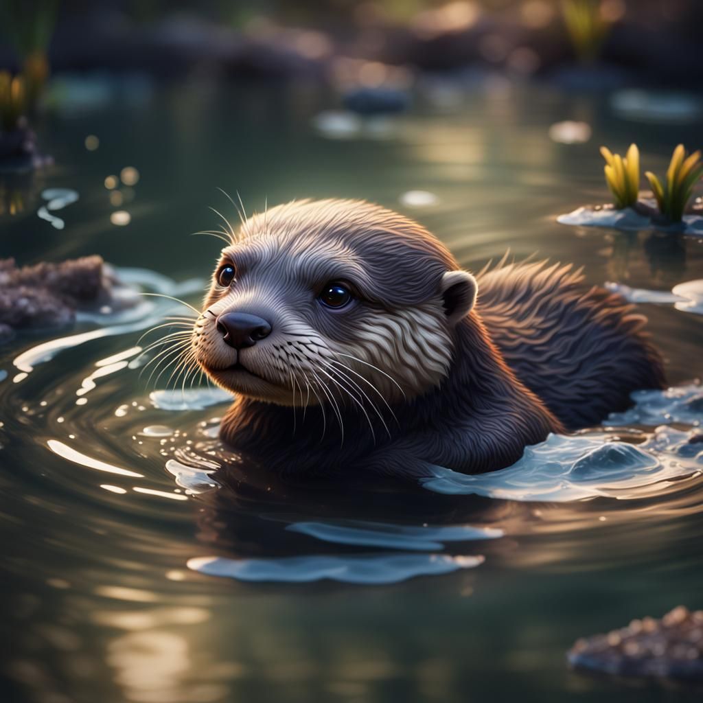 Otis the tousled otter