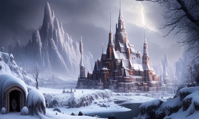 snowy kingdom - AI Generated Artwork - NightCafe Creator