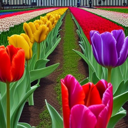 Dutch tulips 