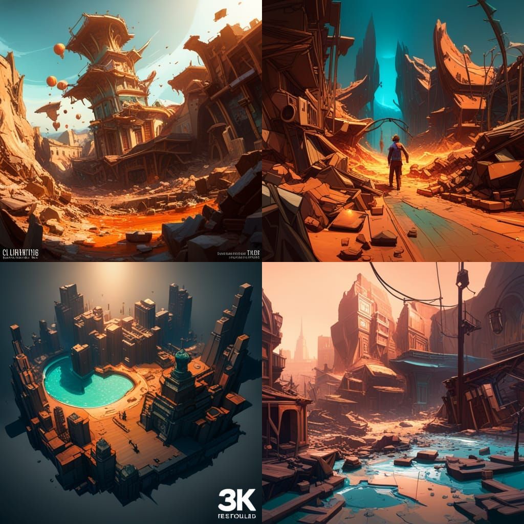 Collapsing world