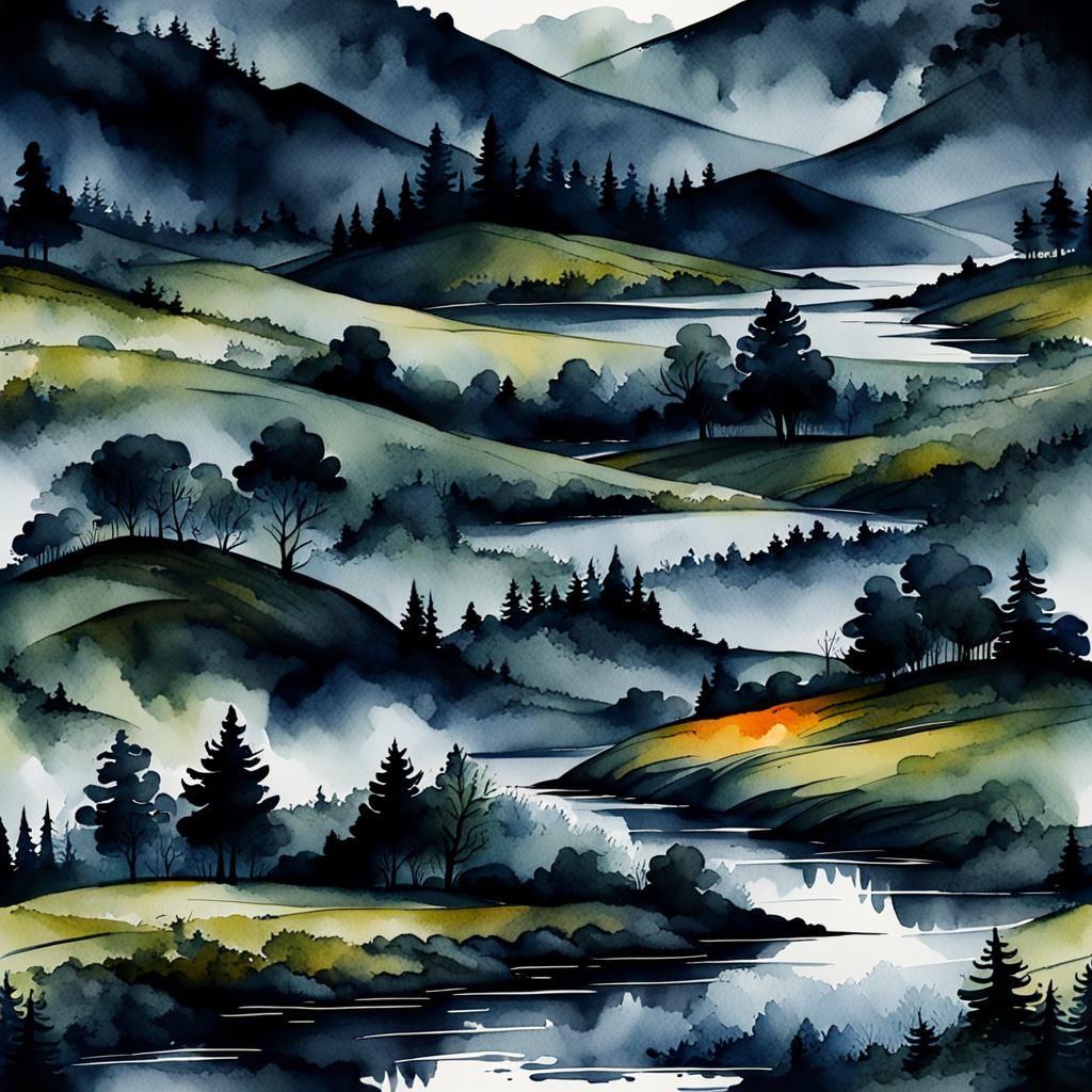 Dark & Moody landscape.