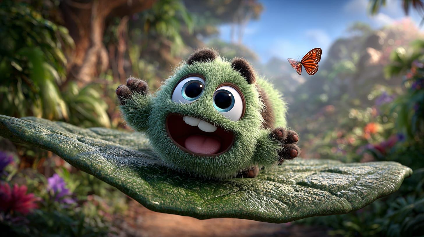 Boundless Bliss on a Dewy Leaf