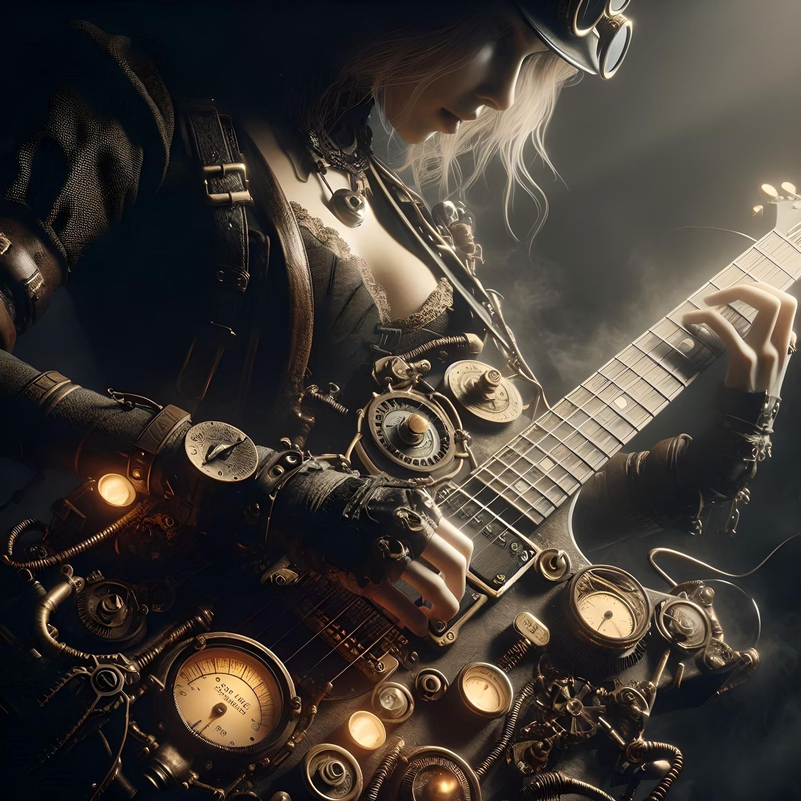 Steampunk Guitarist