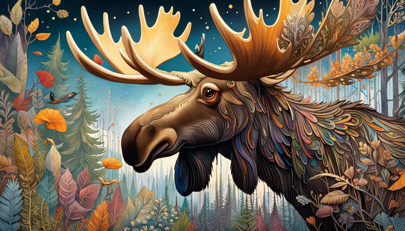 A Moose Hello!  by @YYZ-5050