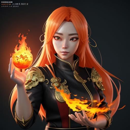 Flame goddess