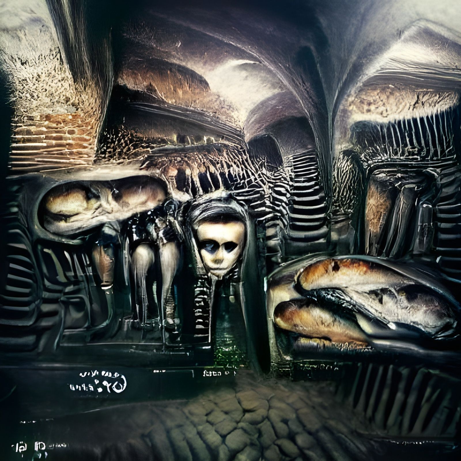 catacombs by Giger