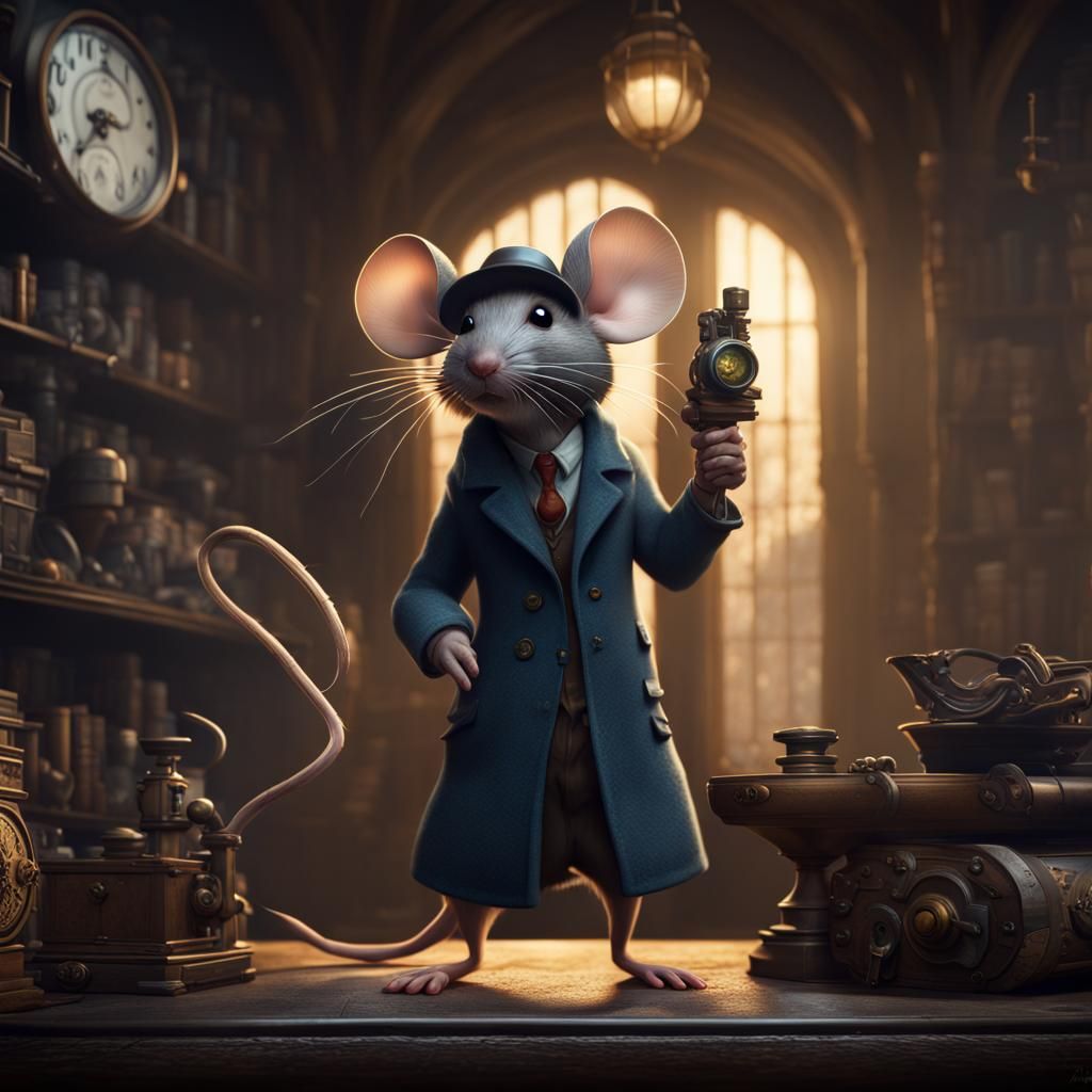 Detective mouse