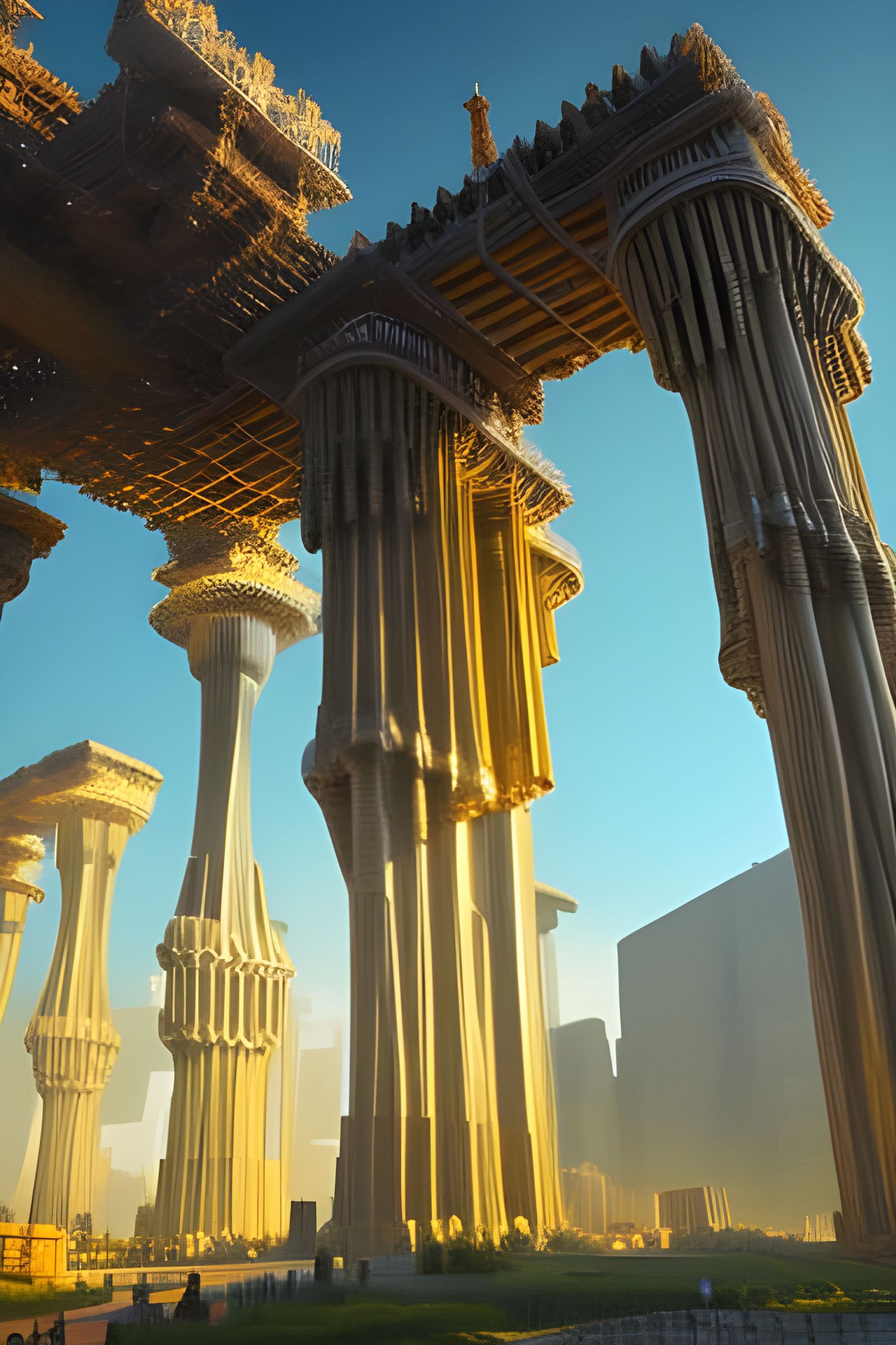 The city of Troy, 2290  by @aRTygrafix