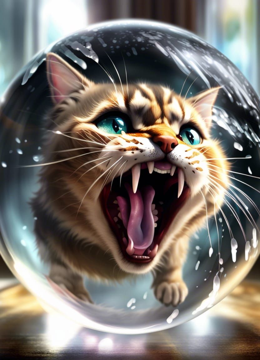 Plight of an Indoor Cat  by @Tenseginger