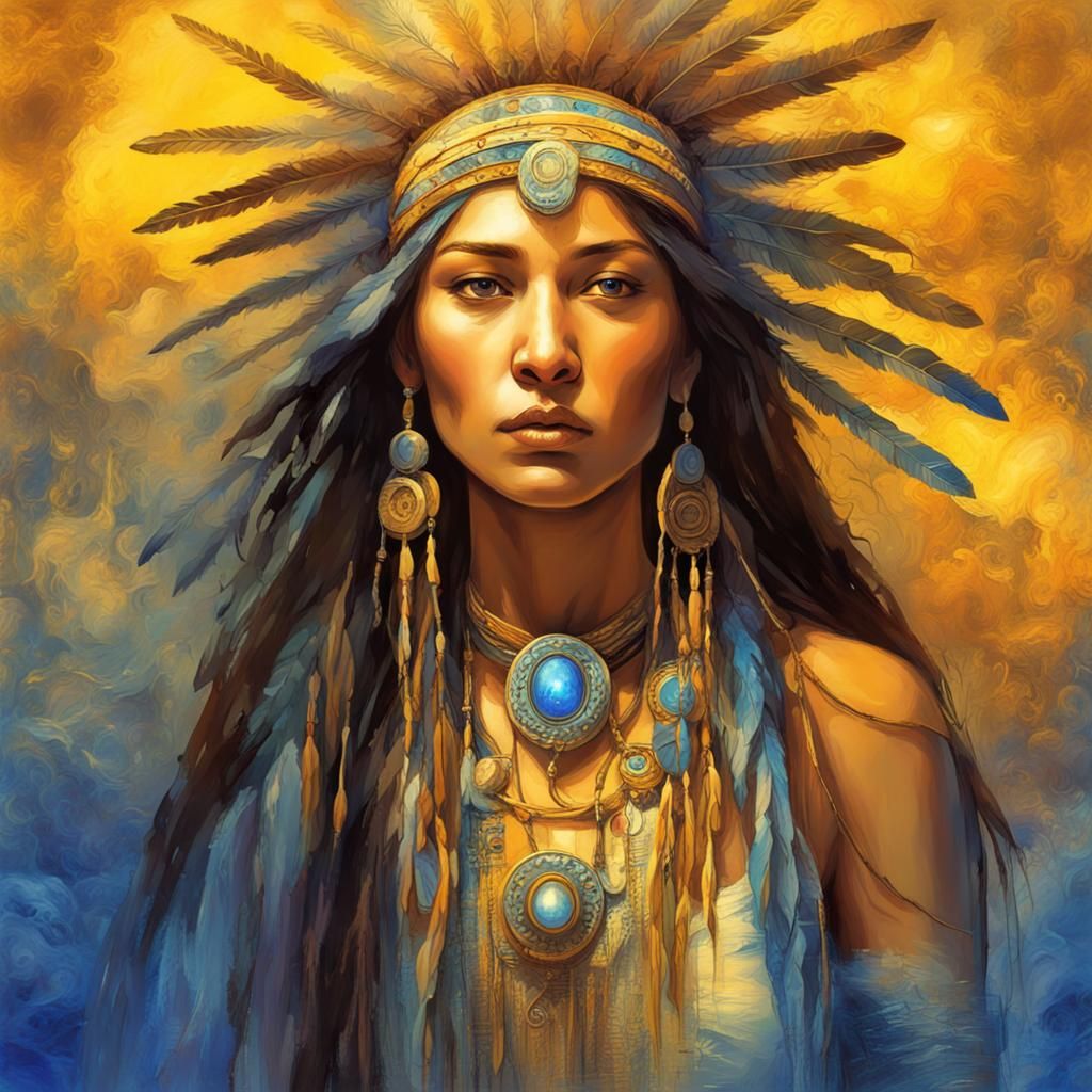 Native American princess,