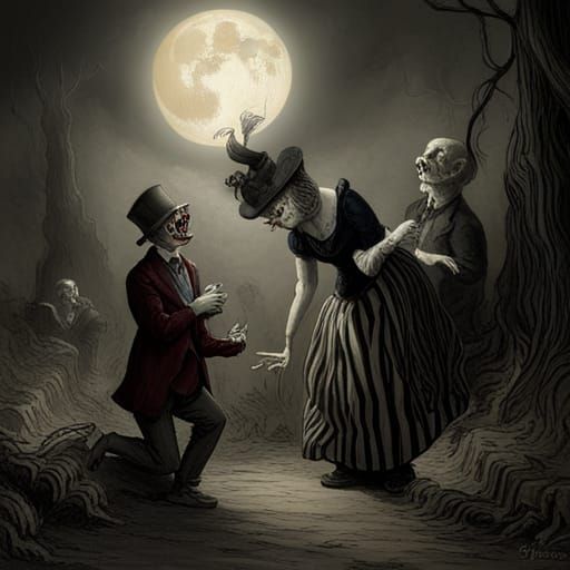 I'm a mime and my beautiful wife is a clown.