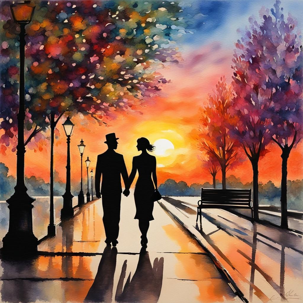 Lovelycouple.  by @Moon