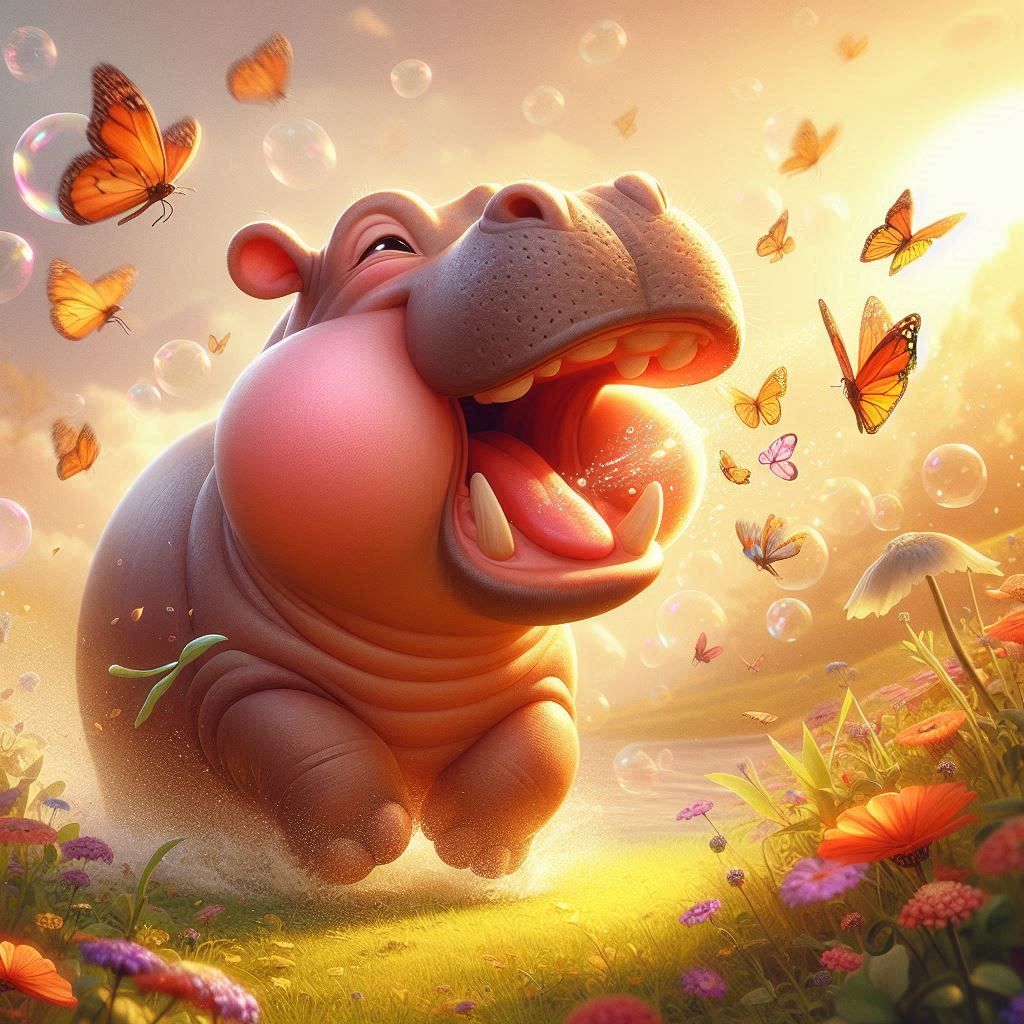 A Happy Hippo Hopped and Hiccupped