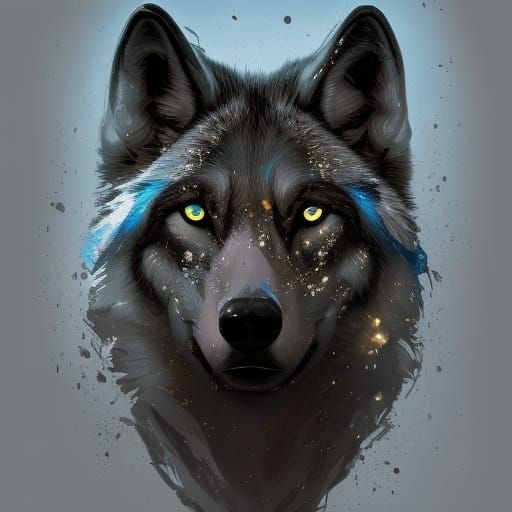 Wolf - AI Generated Artwork - NightCafe Creator