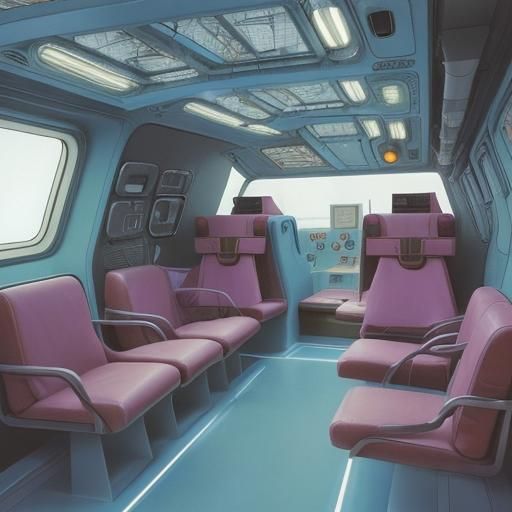 Spacebus interior design - AI Generated Artwork - NightCafe Creator