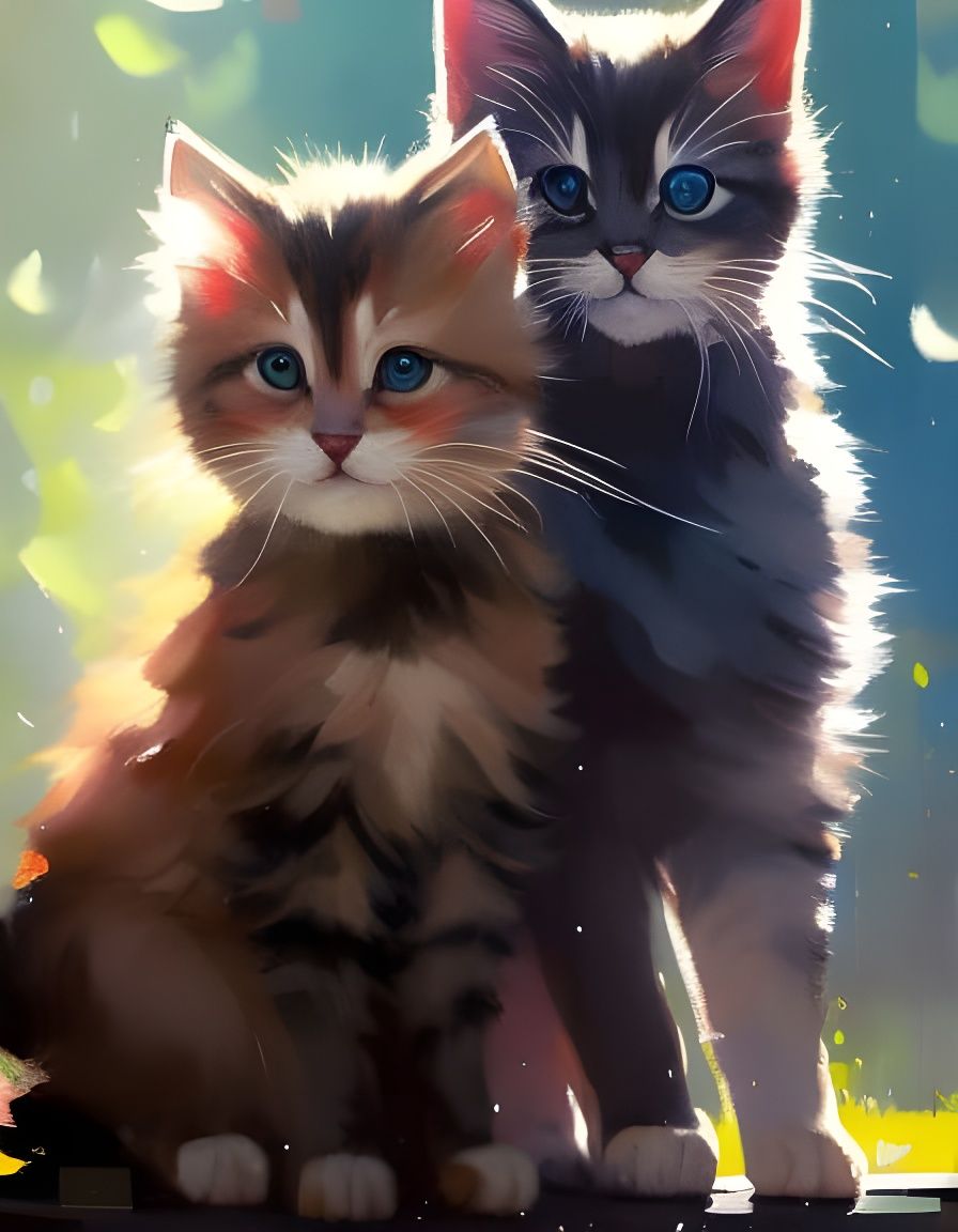 Kitties - AI Generated Artwork - NightCafe Creator