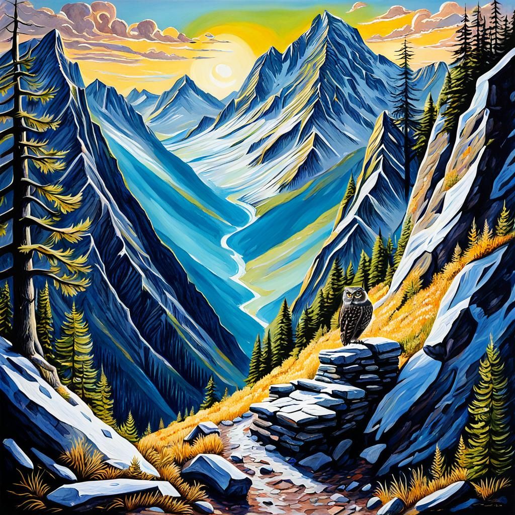 Owl experience mountain