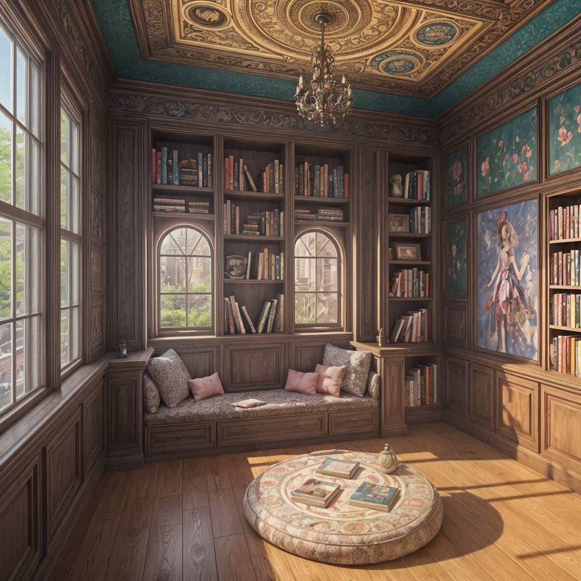 Book Nook  by @Desert Inuit