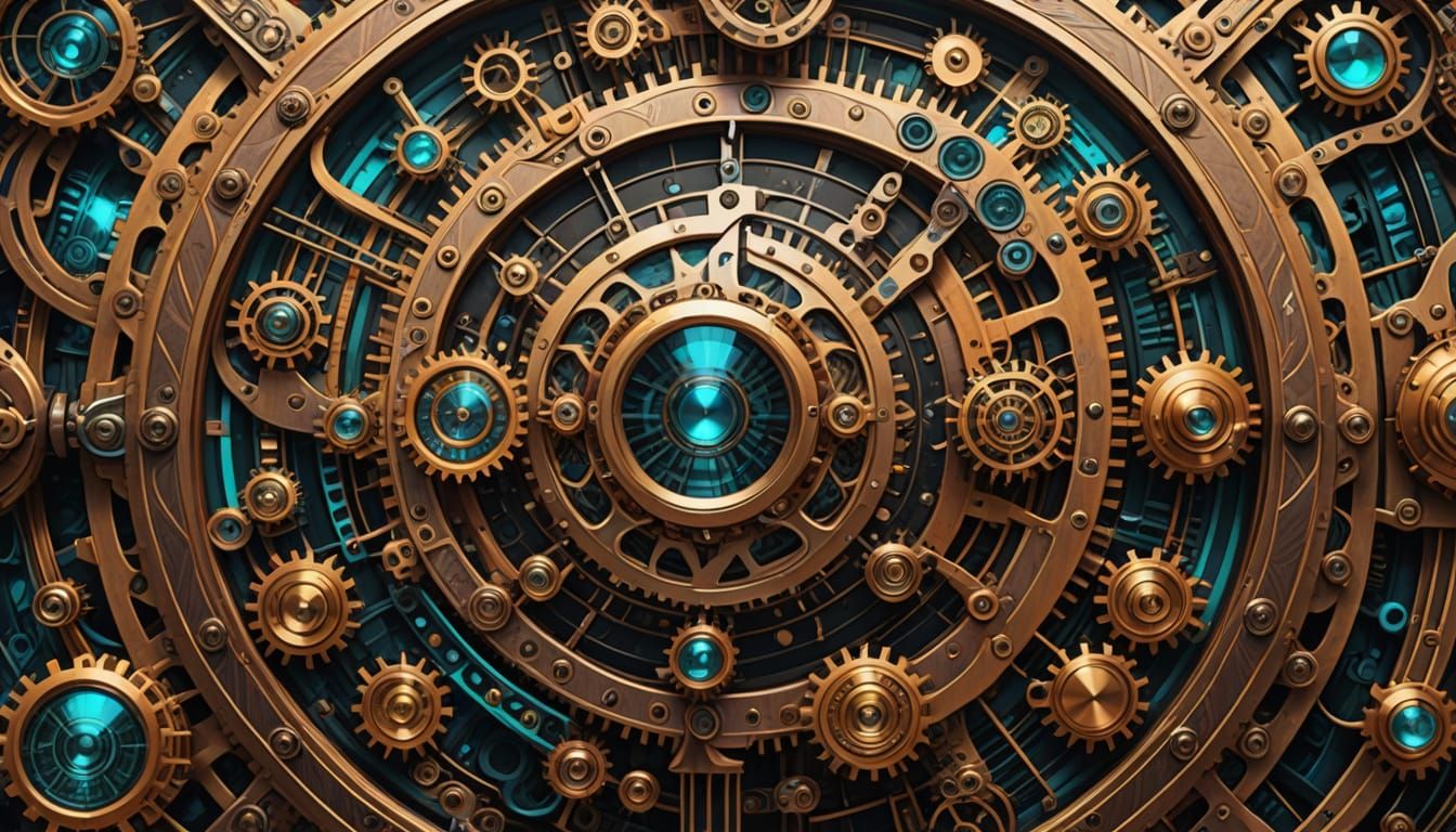 music flash hiperdetailed vibrations steampunk psychedelic colorful 4k psychedelic art