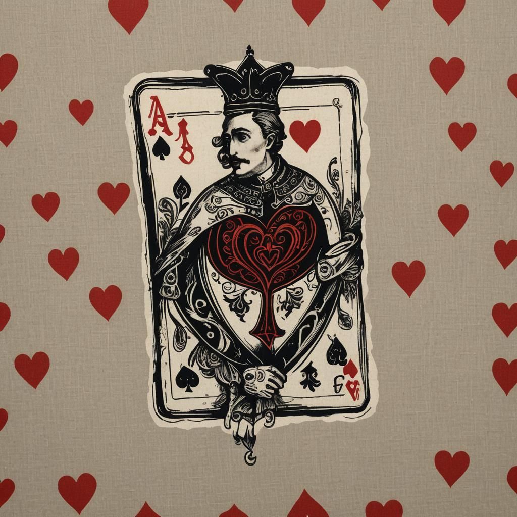 ace of hearts up a shirt sleeve