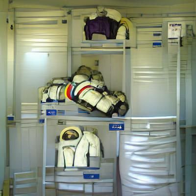 Space Suit Storage
