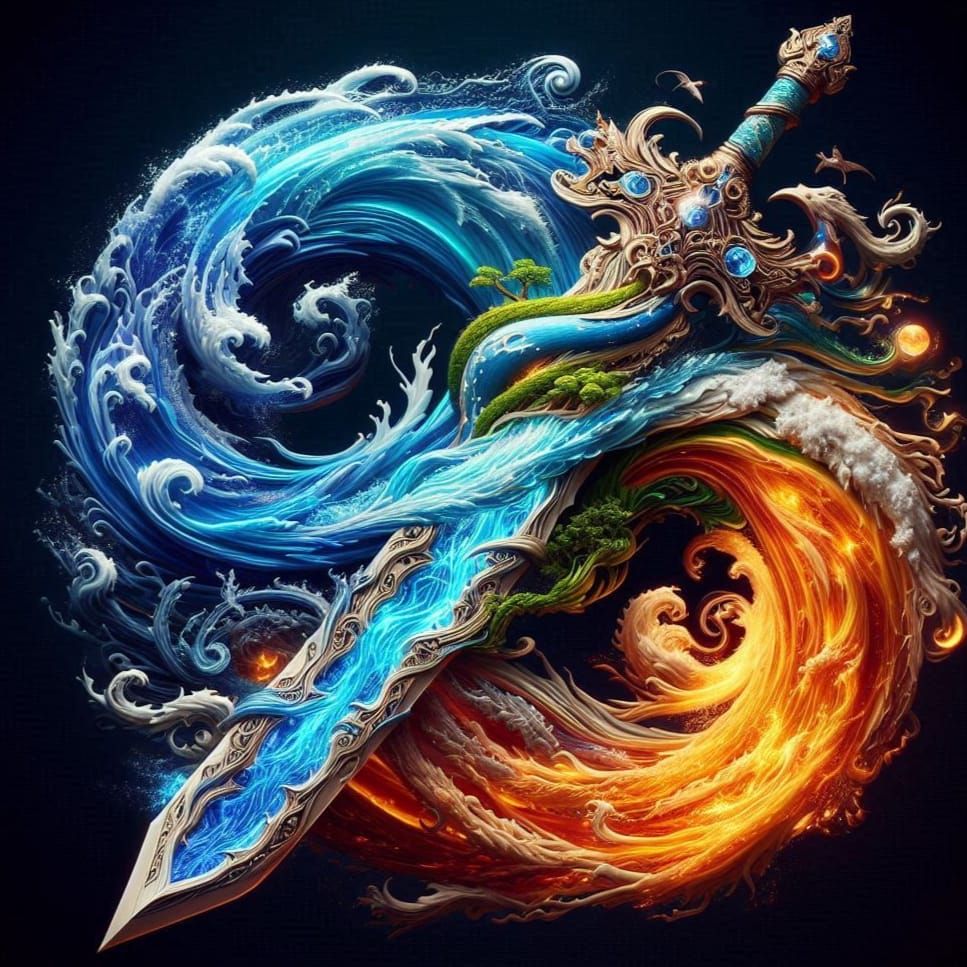 Elemental Sword  by @Giulia