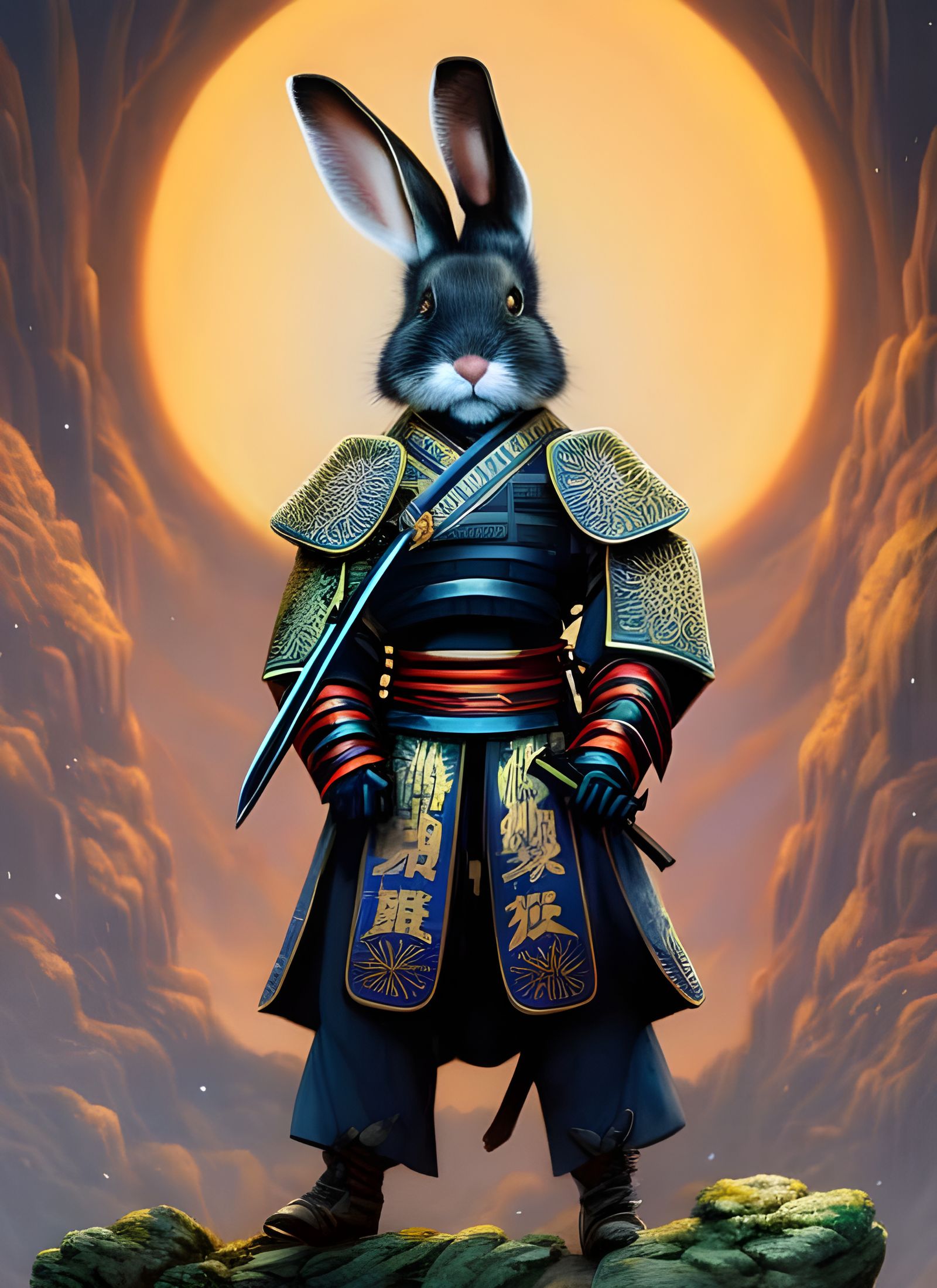 Rabbit Commander - AI Generated Artwork - NightCafe Creator