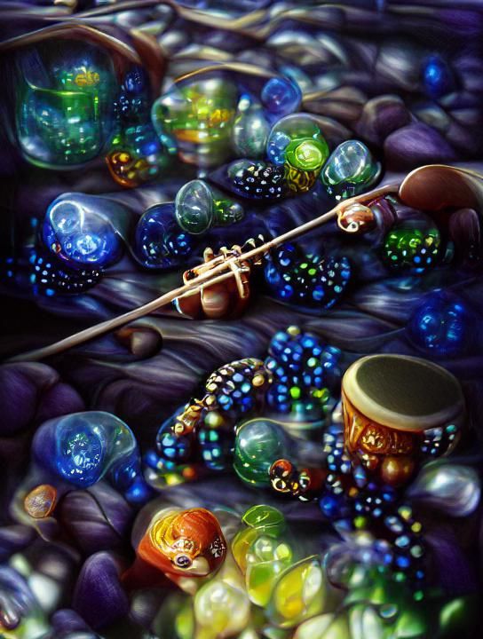 Glass Bead Game AI Generated Artwork NightCafe Creator