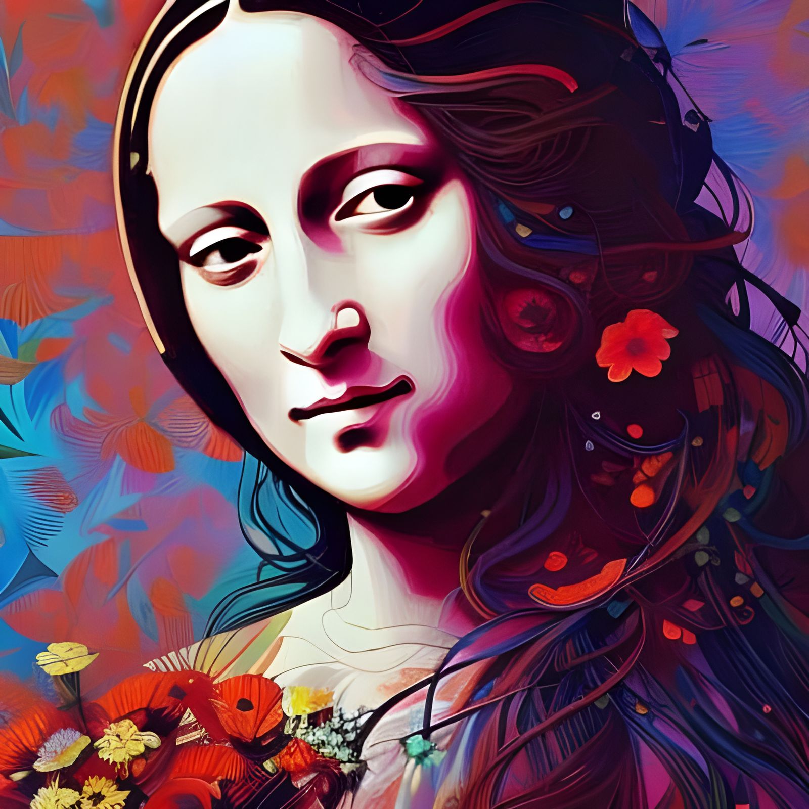 Mona Lisa  by @cheshirecat