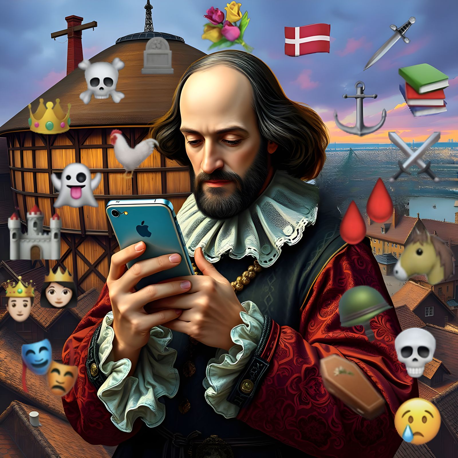 SHAKESPEARE IPHONE EMOJI HAMLET