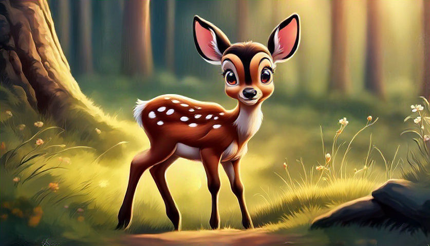 My little deer had 5 beoines, here is the correction. Format 16:9 as a template