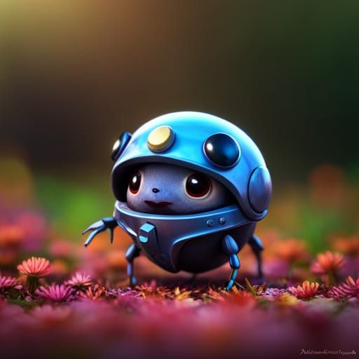 The dung beetle relies on its armored carapace to protect itself from predators...  by @Shywolf