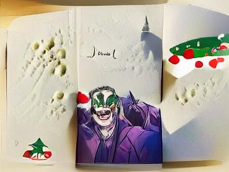 The Joker's annual Christmas card