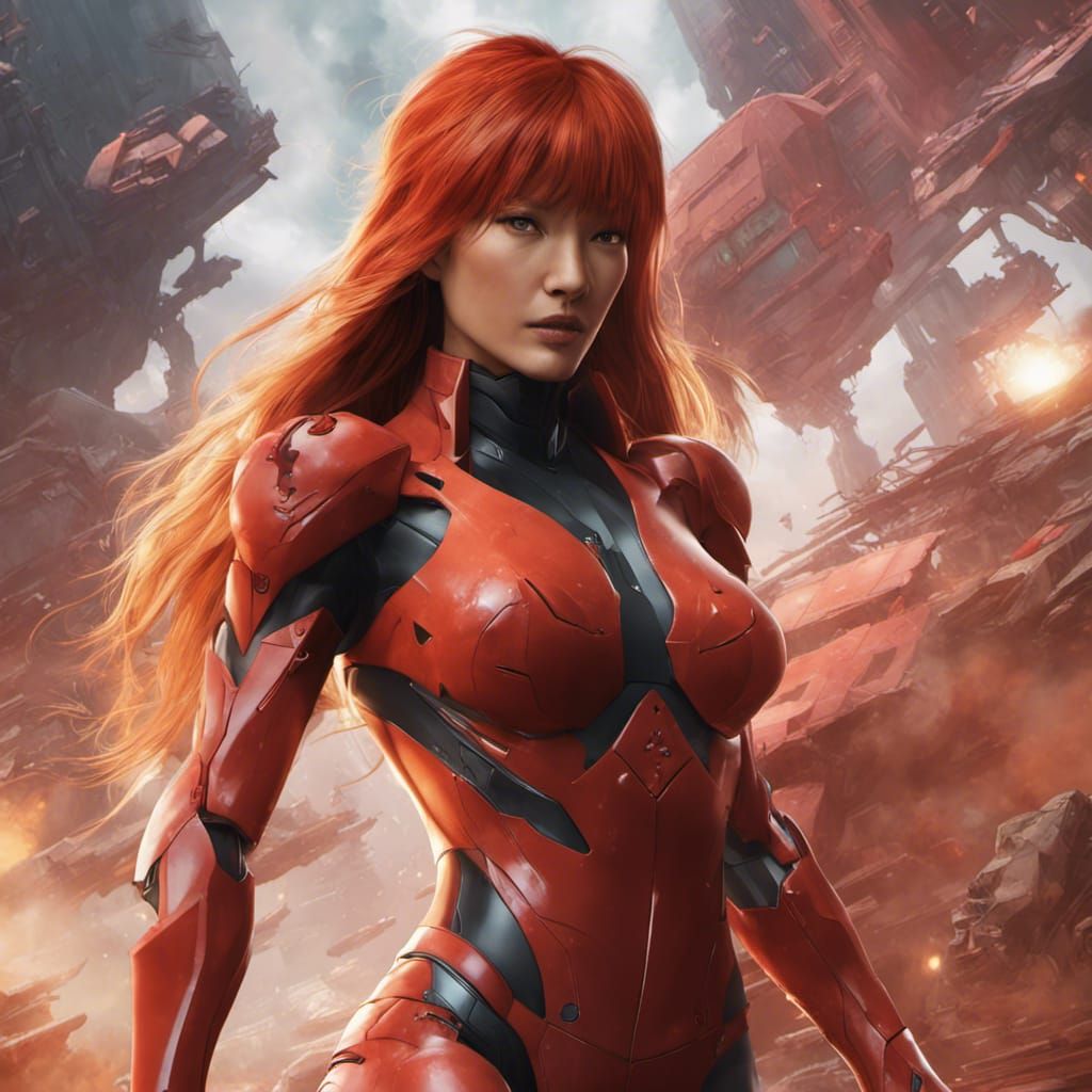 Kelly Hu as Asuka Langley