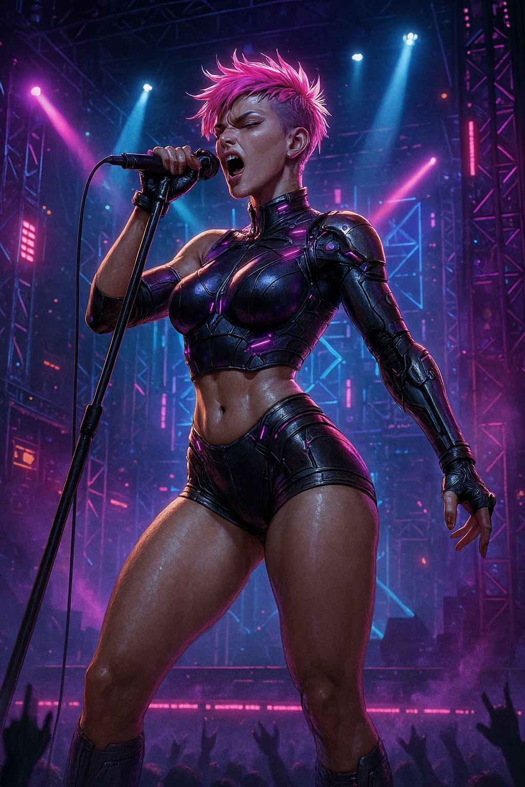 Cyberpunk singer