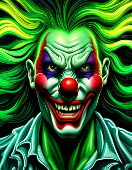 Killer Clown - AI Generated Artwork - NightCafe Creator