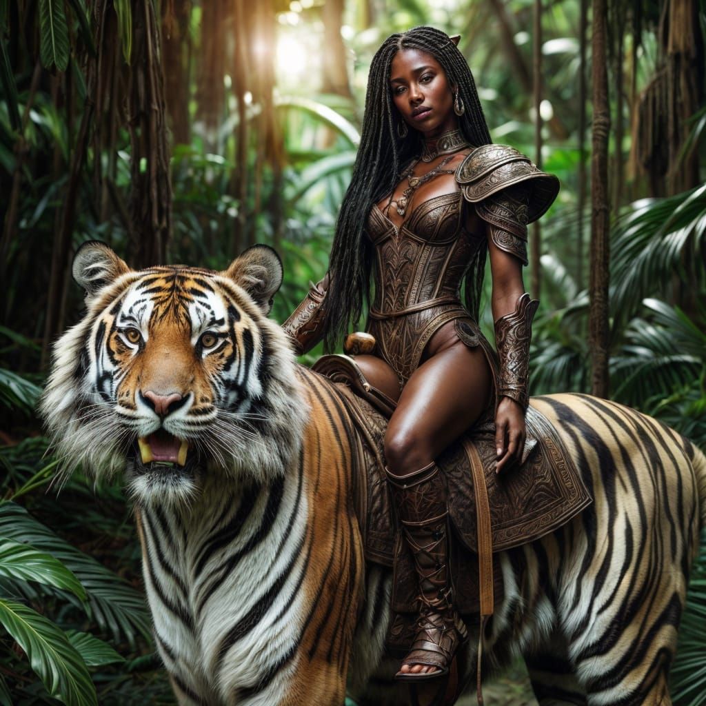 "Daar's 'n dame in die Bos op 'n Tier"