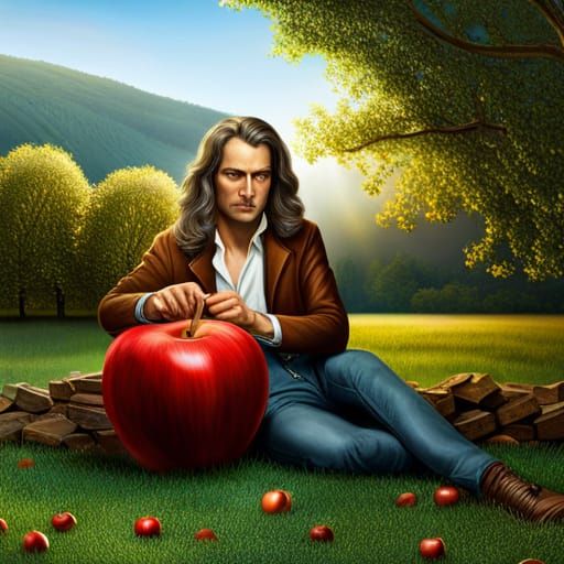 Isaac Newton A Modern Take 4 Ai Generated Artwork Nightcafe Creator 7983