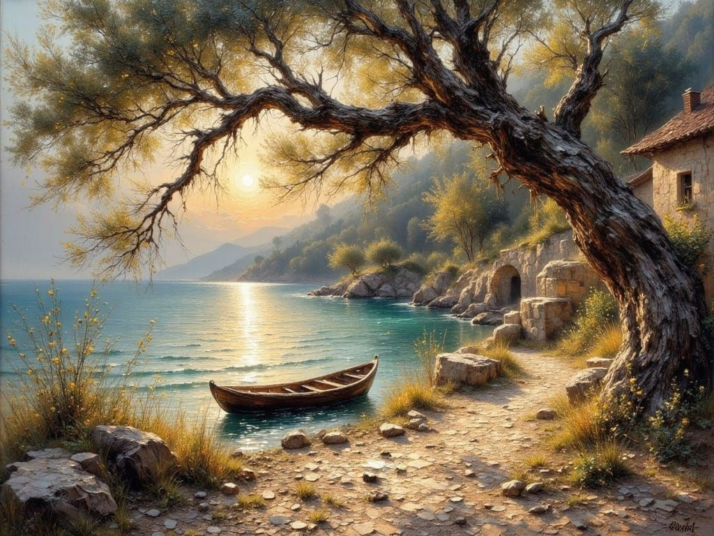 Mediterranean Cove  by @Naerween