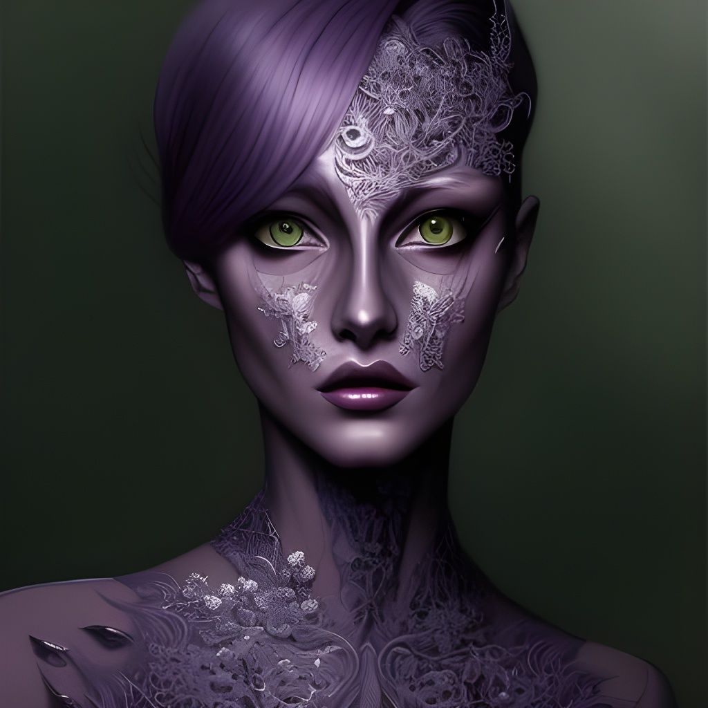 Vogue purpled contrast