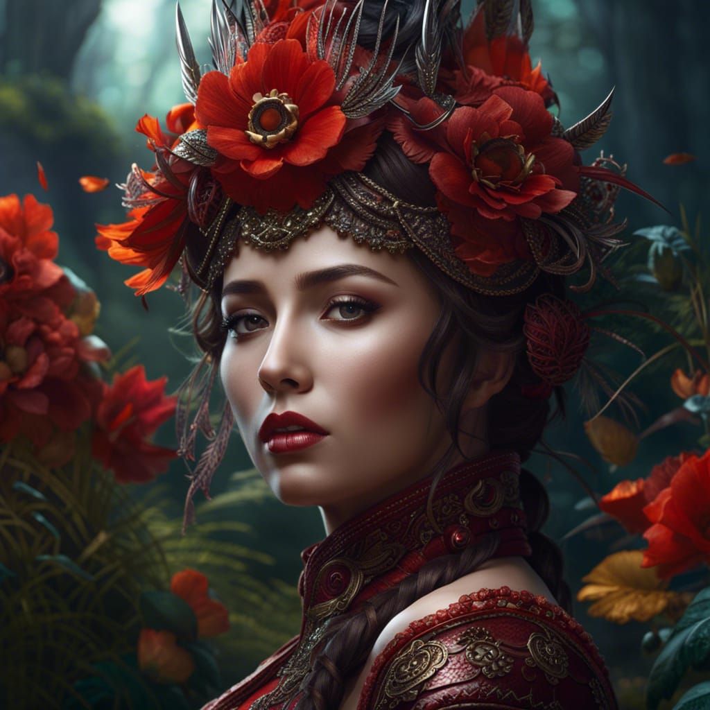Red Empress - AI Generated Artwork - NightCafe Creator