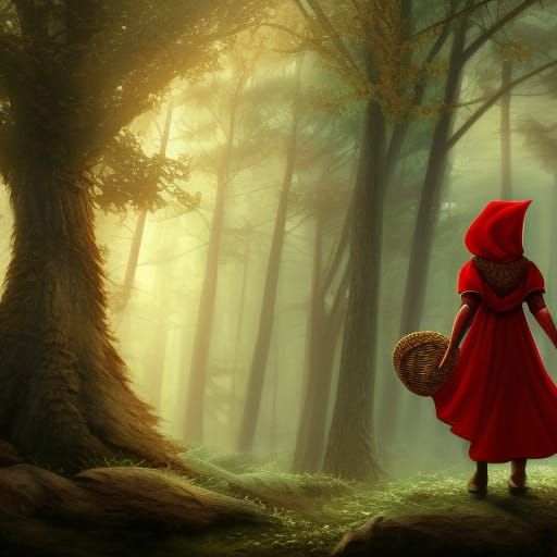 Red riding hood - AI Generated Artwork - NightCafe Creator